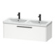 Duravit Waschtischunterschrank D-Code 118,4x40x46cm, 1 Ausz., we. ma, Gr. sw-1
