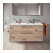 Duravit Waschtischunterschrank D-Code 118,4x55,5x46cm, 2 L, S, E Marmor, G chr-2
