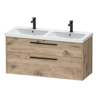 Duravit Waschtischunterschrank D-Code 118,4x55,5x46cm, 2 L, S, E Marmor, G sw