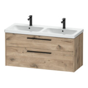 Duravit Waschtischunterschrank D-Code 118,4x55,5x46cm, 2 L, S, E Marmor, G sw