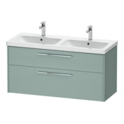 Duravit Waschtischunterschrank D-Code 118,4x55,5x46cm, 2 L, S, fjordg m, G chr-1