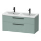 Duravit Waschtischunterschrank D-Code 118,4x55,5x46cm, 2 L, S, fjordg m, G sw-1
