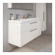Duravit Waschtischunterschrank D-Code 118,4x55,5x46cm, 2 L, S, w hgl, Gr. chr-2