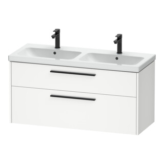 Duravit Waschtischunterschrank D-Code 118,4x55,5x46cm, 2 L, S, we. ma, Gr. sw