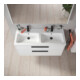 Duravit Waschtischunterschrank D-Code 118,4x55,5x46cm, 2 L, S, we. ma, Gr. sw-2
