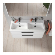 Duravit Waschtischunterschrank D-Code 118,4x55,5x46cm, 2 L, S, we. ma, Gr. sw-2