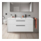 Duravit Waschtischunterschrank D-Code 118,4x55,5x46cm, 2 L, S, we. ma, Gr. sw