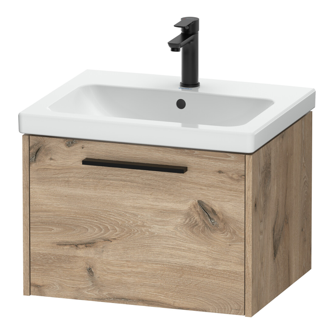 Duravit Waschtischunterschrank D-Code 58,4x40x46cm, 1 Ausz., Ei Marmor, Gr. sw