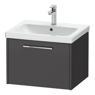 Duravit Waschtischunterschrank D-Code 58,4x40x46cm, 1 Ausz., graph ma, Gr. chr