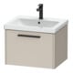 Duravit Waschtischunterschrank D-Code 58,4x40x46cm, 1 Ausz., Tau ma, Gr. sw-1
