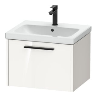Duravit Waschtischunterschrank D-Code 58,4x40x46cm, 1 Ausz., we. hgl, Gr. sw