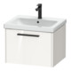 Duravit Waschtischunterschrank D-Code 58,4x40x46cm, 1 Ausz., we. hgl, Gr. sw-1