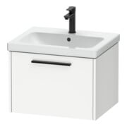 Duravit Waschtischunterschrank D-Code 58,4x40x46cm, 1 Ausz., we. ma, Gr. sw