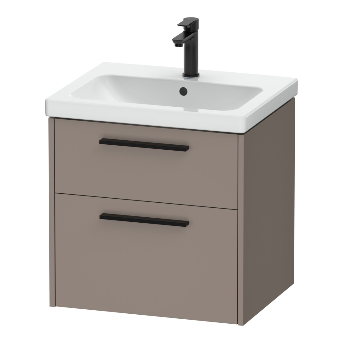 Duravit Waschtischunterschrank D-Code 58,4x55,5x46cm, 2 L, S, bas. ma, Gr. sw