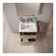 Duravit Waschtischunterschrank D-Code 58,4x55,5x46cm, 2 L, S, E Marmor, G chr