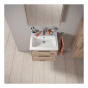 Duravit Waschtischunterschrank D-Code 58,4x55,5x46cm, 2 L, S, E Marmor, G chr-4