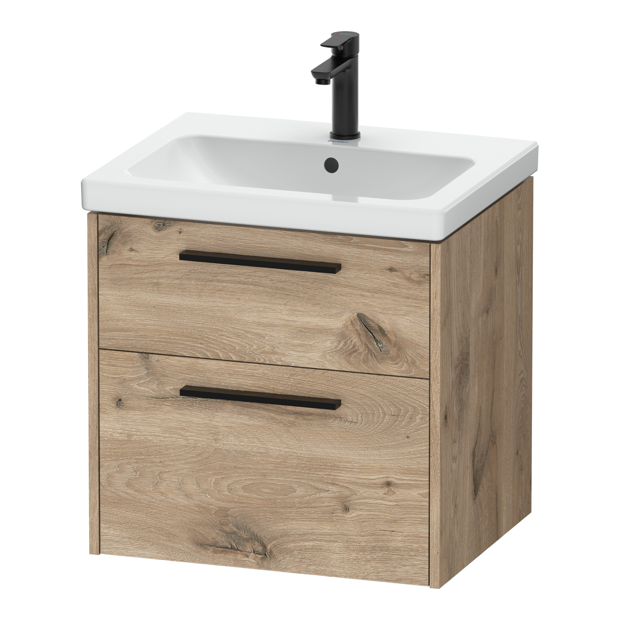 Duravit Waschtischunterschrank D-Code 58,4x55,5x46cm, 2 L, S, E Marmor, Gr. sw