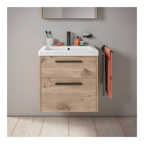 Duravit Waschtischunterschrank D-Code 58,4x55,5x46cm, 2 L, S, E Marmor, Gr. sw