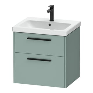 Duravit Waschtischunterschrank D-Code 58,4x55,5x46cm, 2 L, S, fjordg m, Gr. sw