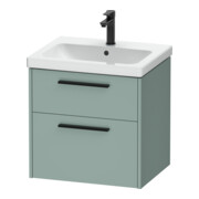 Duravit Waschtischunterschrank D-Code 58,4x55,5x46cm, 2 L, S, fjordg m, Gr. sw