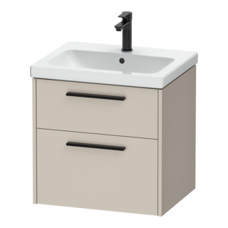 Duravit Waschtischunterschrank D-Code 58,4x55,5x46cm, 2 L, S, Tau ma, Gr. sw
