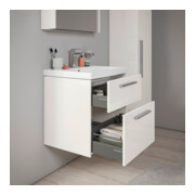 Duravit Waschtischunterschrank D-Code 58,4x55,5x46cm, 2 L, S, we. hgl, Gr. chr-4