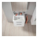 Duravit Waschtischunterschrank D-Code 58,4x55,5x46cm, 2 L, S, we. ma, Gr. chr