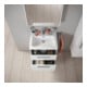 Duravit Waschtischunterschrank D-Code 58,4x55,5x46cm, 2 L, S, we. ma, Gr. chr