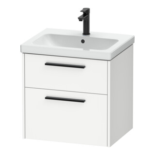 Duravit Waschtischunterschrank D-Code 58,4x55,5x46cm, 2 L, S, we. ma, Gr. sw