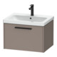Duravit Waschtischunterschrank D-Code 63,4x40x46cm, 1 Ausz., bas. ma, Gr. sw-1