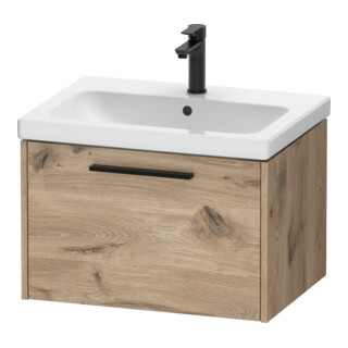 Duravit Waschtischunterschrank D-Code 63,4x40x46cm, 1 Ausz., Ei Marmor, Gr. sw