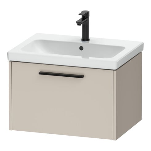 Duravit Waschtischunterschrank D-Code 63,4x40x46cm, 1 Ausz., Tau ma, Gr. sw
