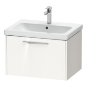 Duravit Waschtischunterschrank D-Code 63,4x40x46cm, 1 Ausz., we. hgl, Gr. chr