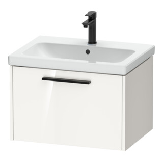 Duravit Waschtischunterschrank D-Code 63,4x40x46cm, 1 Ausz., we. hgl, Gr. sw