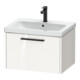 Duravit Waschtischunterschrank D-Code 63,4x40x46cm, 1 Ausz., we. hgl, Gr. sw-1