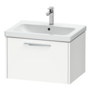 Duravit Waschtischunterschrank D-Code 63,4x40x46cm, 1 Ausz., we. ma, Gr. chrom-1
