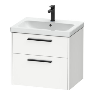 Duravit Waschtischunterschrank D-Code 63,4x55,5x46cm, 2 L, S, we. ma, Gr. sw