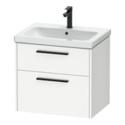 Duravit Waschtischunterschrank D-Code 63,4x55,5x46cm, 2 L, S, we. ma, Gr. sw