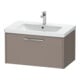 Duravit Waschtischunterschrank D-Code 78,4x40x46cm, 1 Ausz., bas. ma, Gr. chr-1