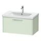 Duravit Waschtischunterschrank D-Code 78,4x40x46cm, 1 Ausz., grün ma, Gr. chr-1