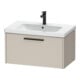 Duravit Waschtischunterschrank D-Code 78,4x40x46cm, 1 Ausz., Tau ma, Gr. sw-1