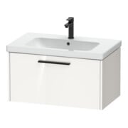 Duravit Waschtischunterschrank D-Code 78,4x40x46cm, 1 Ausz., we. hgl, Gr. sw