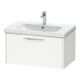 Duravit Waschtischunterschrank D-Code 78,4x40x46cm, 1 Ausz., we. ma, Gr. chrom-1