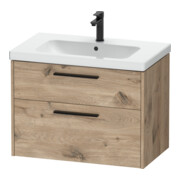 Duravit Waschtischunterschrank D-Code 78,4x55,5x46cm, 2 L, S, E Marmor, Gr. sw