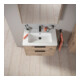 Duravit Waschtischunterschrank D-Code 78,4x55,5x46cm, 2 L, S, E Marmor, Gr. sw