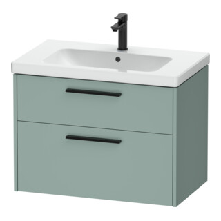 Duravit Waschtischunterschrank D-Code 78,4x55,5x46cm, 2 L, S, fjordg m, Gr. sw