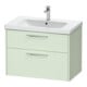 Duravit Waschtischunterschrank D-Code 78,4x55,5x46cm, 2 L, S, grün ma, Gr. chr-1