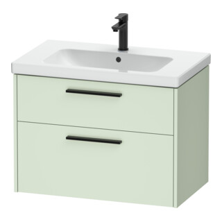 Duravit Waschtischunterschrank D-Code 78,4x55,5x46cm, 2 L, S, grün ma, Gr. sw