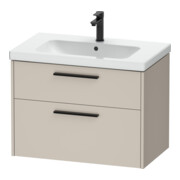 Duravit Waschtischunterschrank D-Code 78,4x55,5x46cm, 2 L, S, Tau ma, Gr. sw