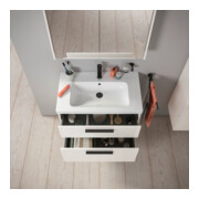 Duravit Waschtischunterschrank D-Code 78,4x55,5x46cm, 2 L, S, we. hgl, Gr. sw-2